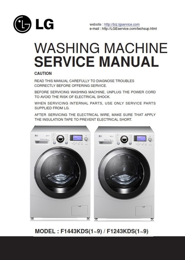 LG WM4270H WM4270HWA WM4270HVA Washing Machine Service serviceandrepair