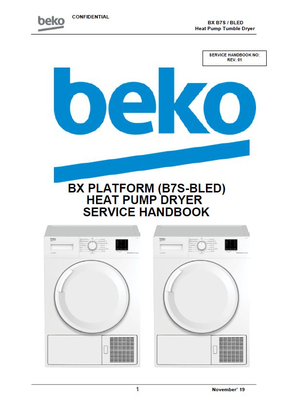 Beko DSN6634FXM Dishwasher Service Manual serviceandrepair