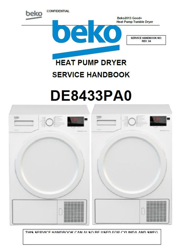 Beko DSN6634FXM Dishwasher Service Manual serviceandrepair