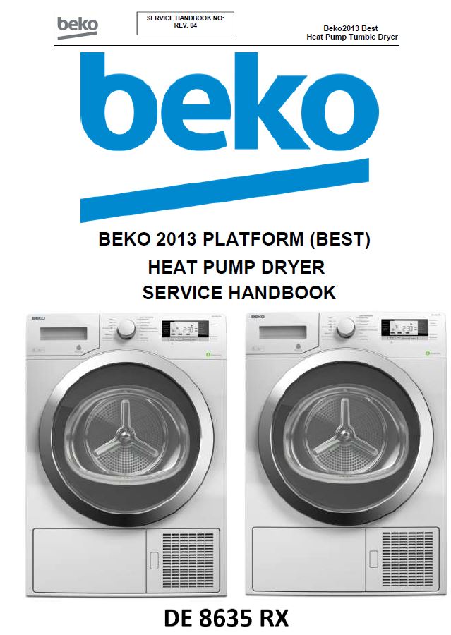 Beko DSN6634FXM Dishwasher Service Manual serviceandrepair