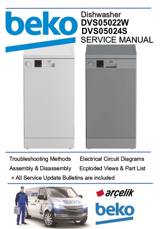Beko BDFN26420WA Dishwasher Service Manual serviceandrepair