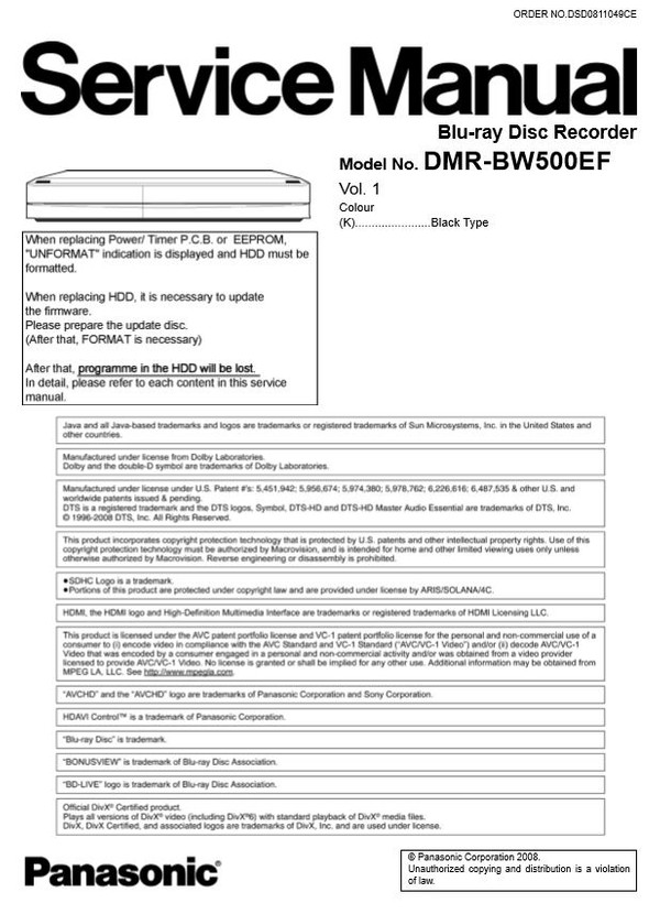 Panasonic serviceandrepair