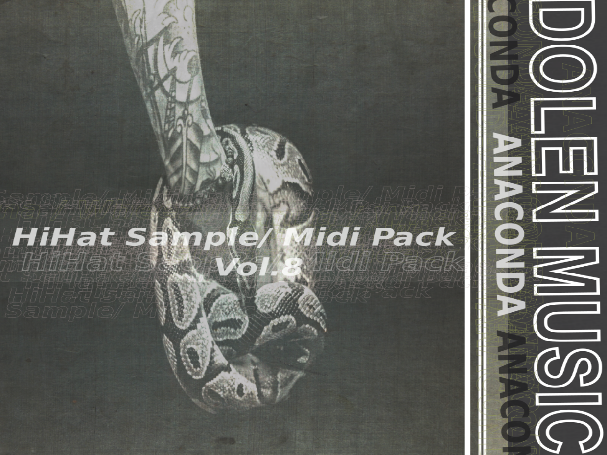 Anaconda Vol.8 HiHat Loop & Midi Kit (Boom Bap Edit DolenMusic