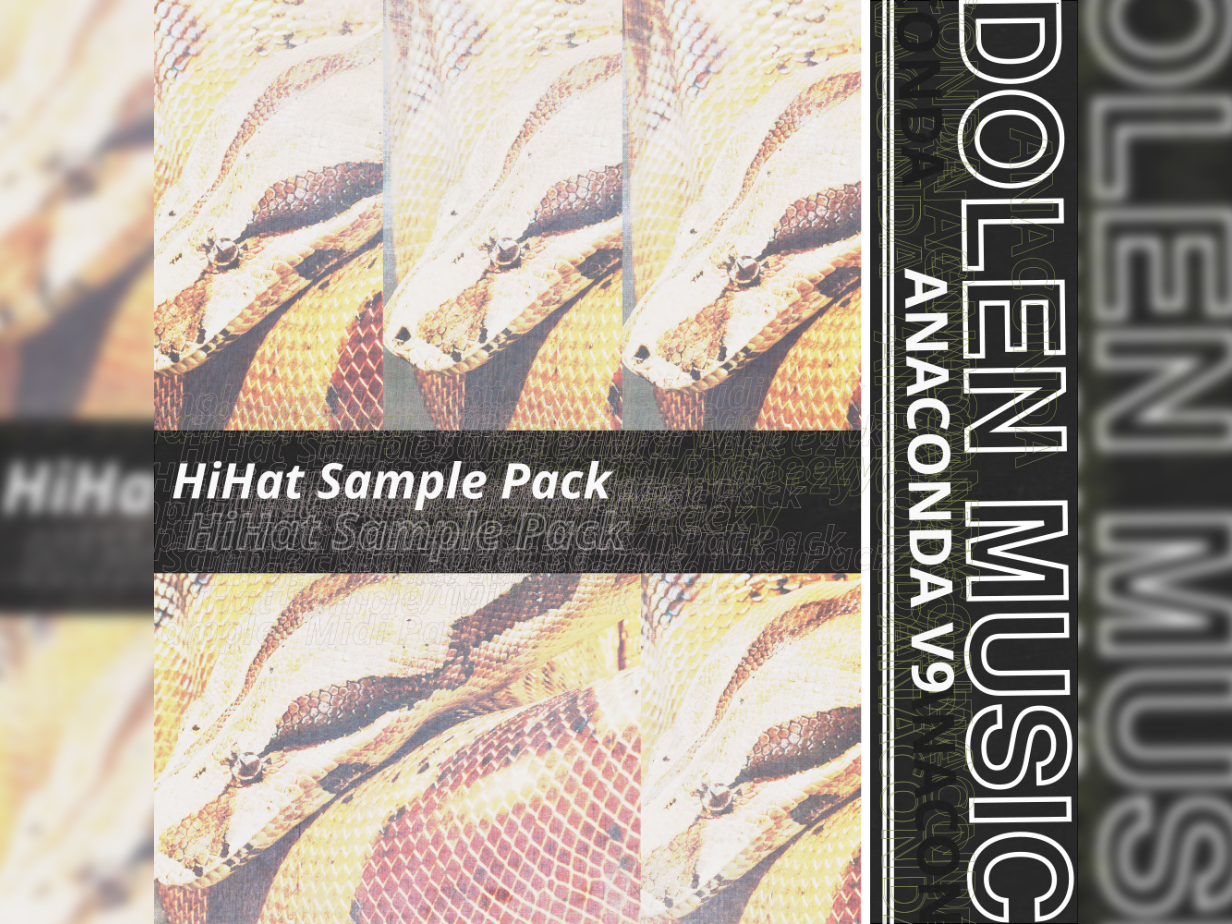 Anaconda Vol.9 HiHat Loop Kit (Live Kit Edition) DolenMusic