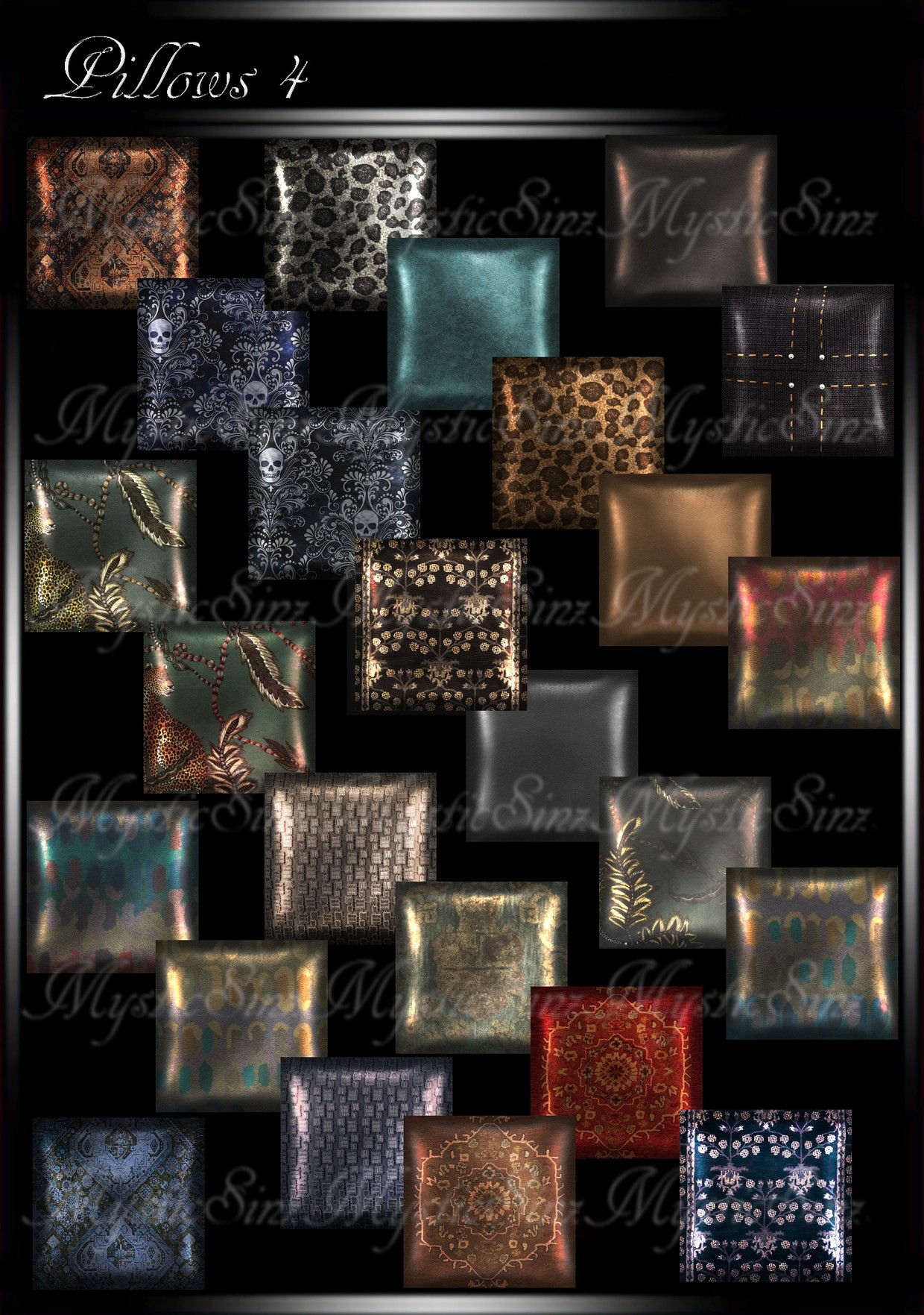 Pillows_4 IMVU Textures - MysticSinZ File Sales