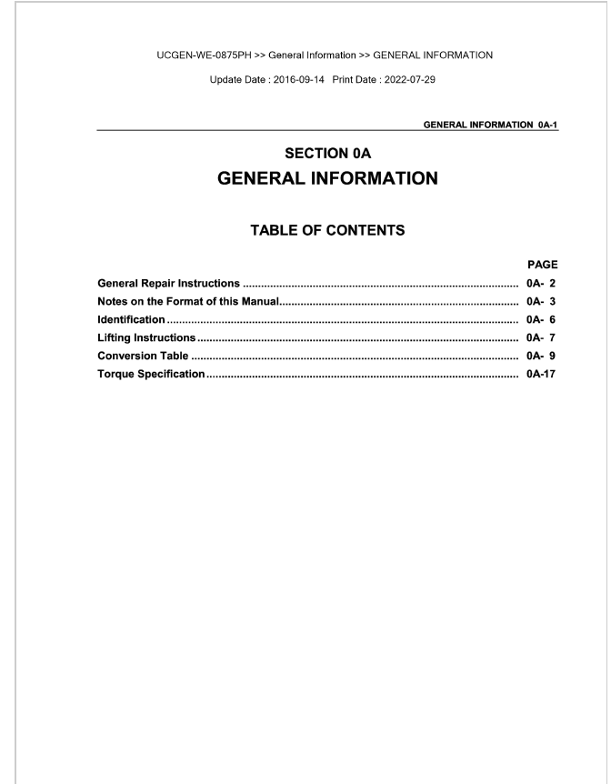 ISUZU REPAIR MANUAL PDF visual data 4