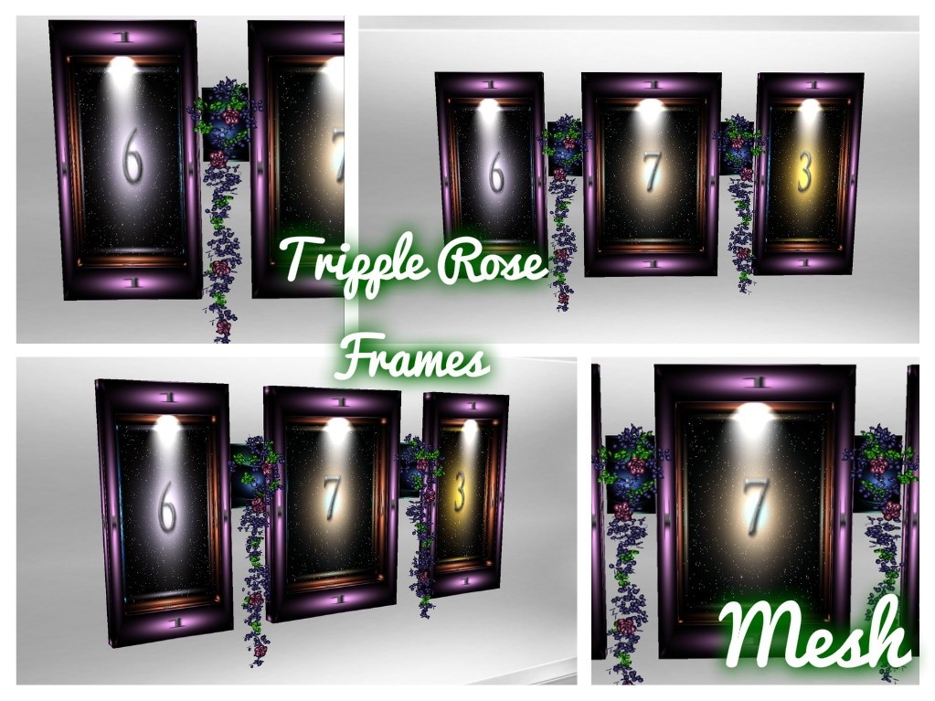 Tripple Rose Frame IMVU Shop and File Sales