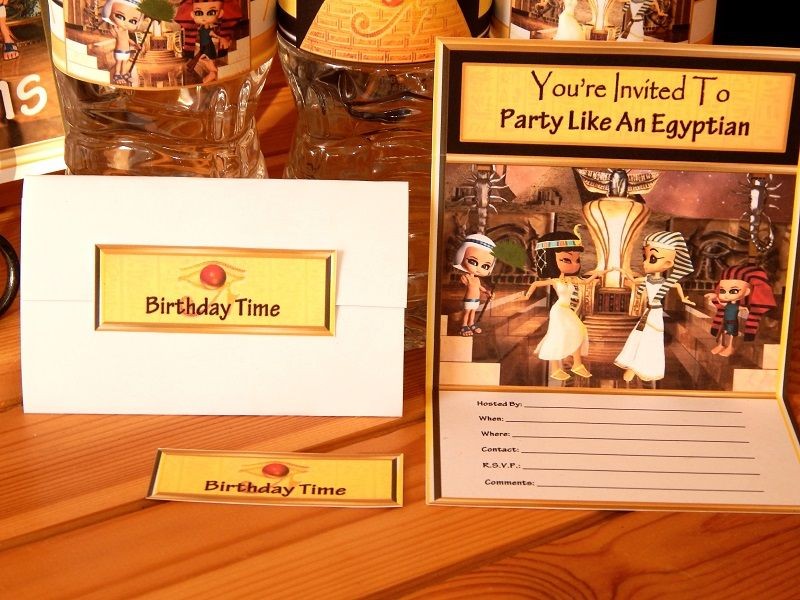 Walk-Like-An-Egyptian-Printable-Party-Invitations - Printable-Party.com