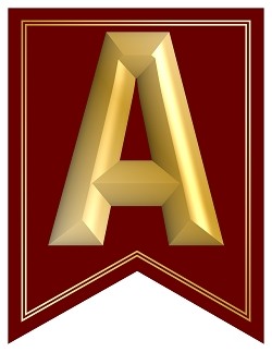 swallowtail printable alphabet banner letters burgundy printable party com