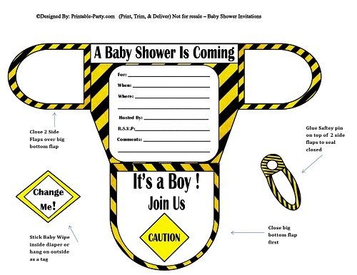 caution-diaper-boy-baby-shower-invitation - Printable-Party.com
