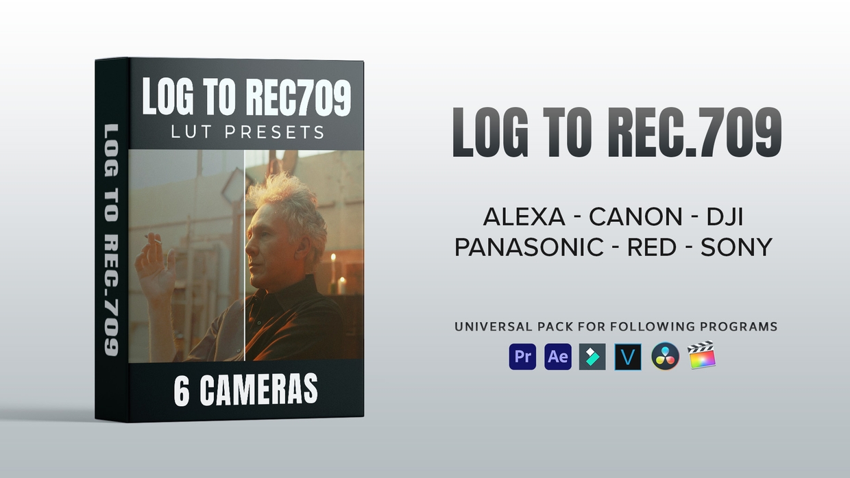 LOG to REC.709 LUT Presets Enam Alamin