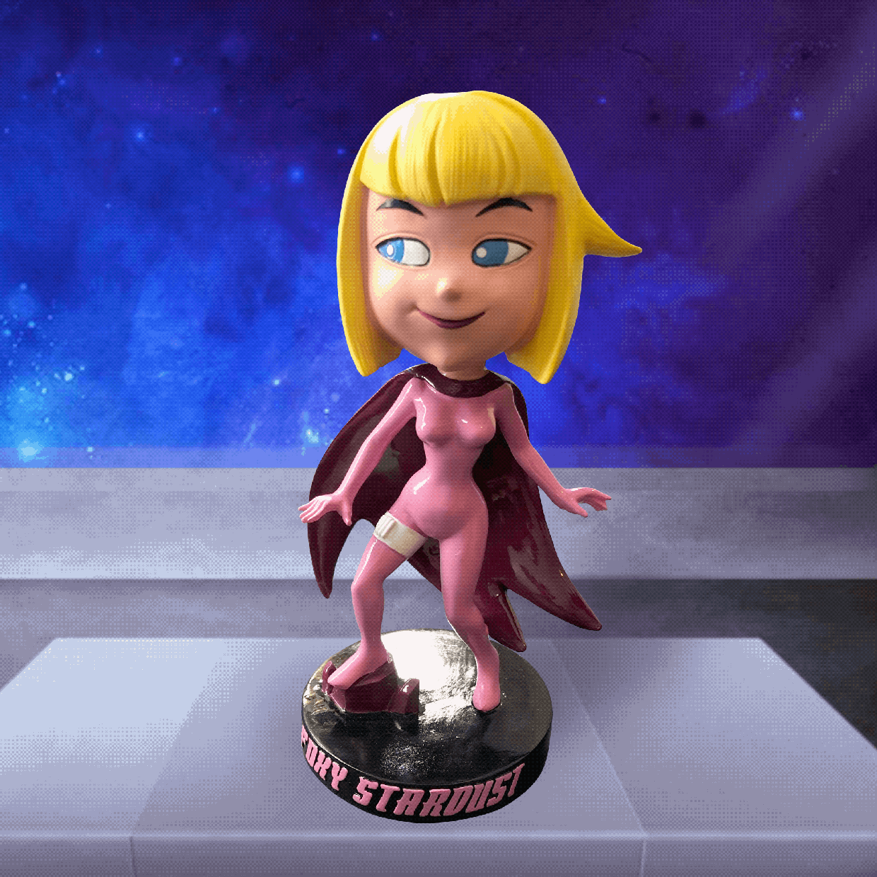 LIMITED EDITION Foxy Stardust Bobblehead The Chaneyverse Shop