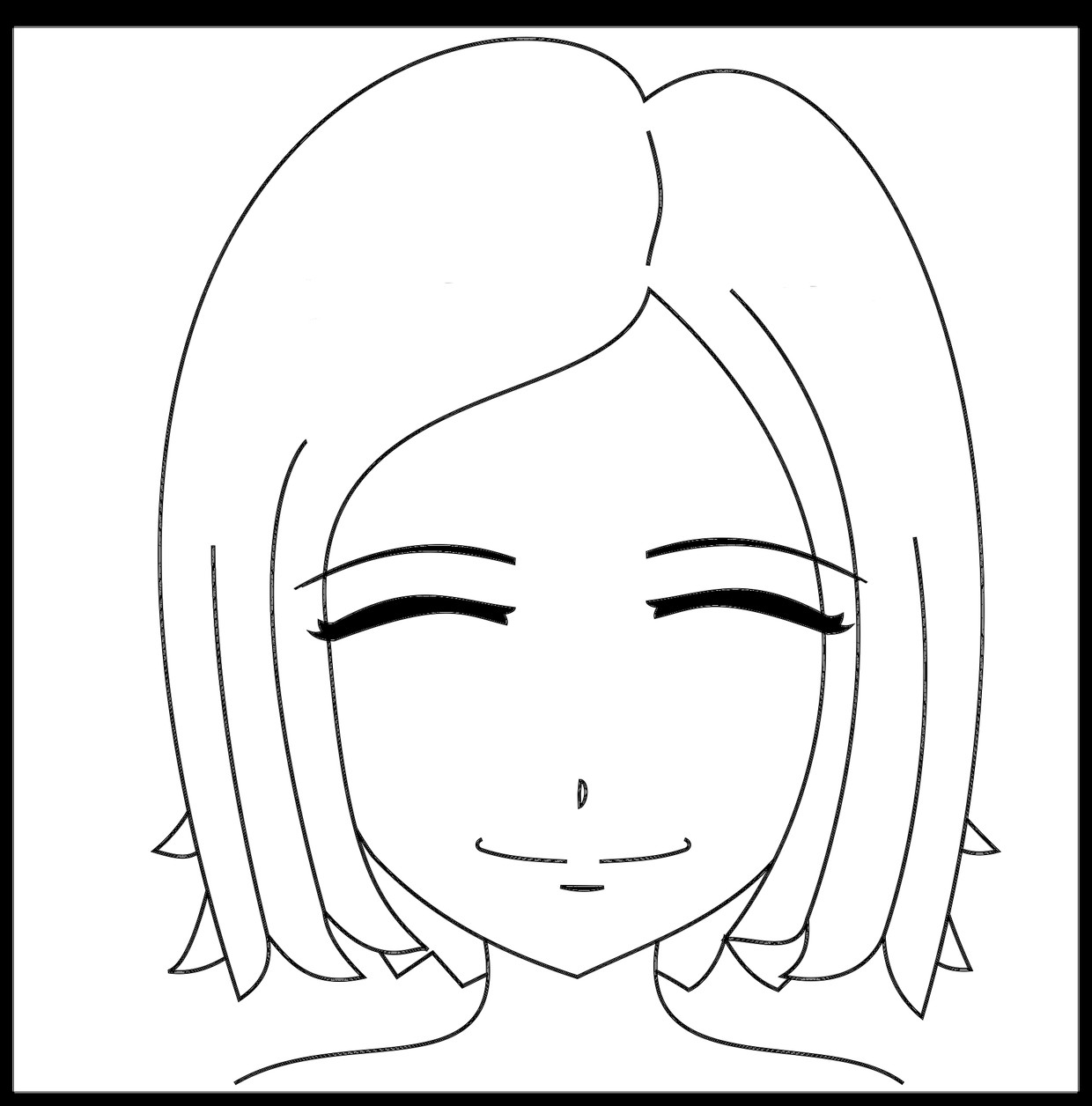 Anime Faces Coloring Book - The Little Bondage Shop