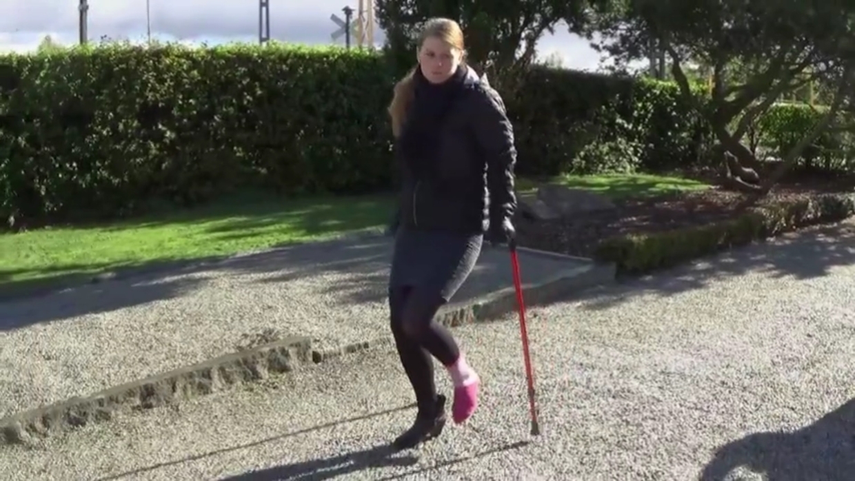 Ice 17107 Sock Sprain It's so peaceful to crutch ar Crutchcast