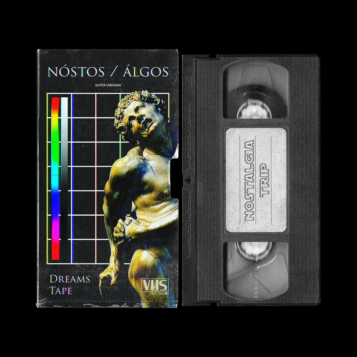 VHS Tape and Cover Mockup
