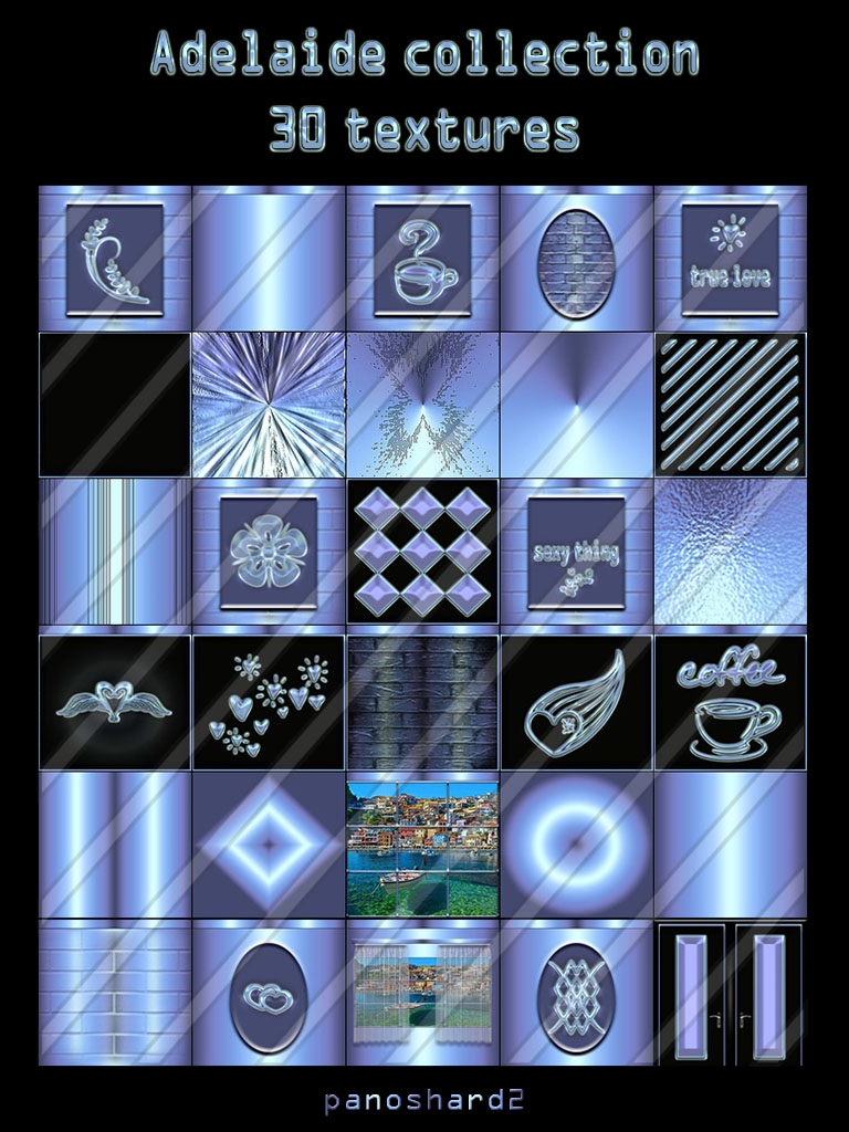Adelaide collection 30 textures new pack panoshard2 manufacture and