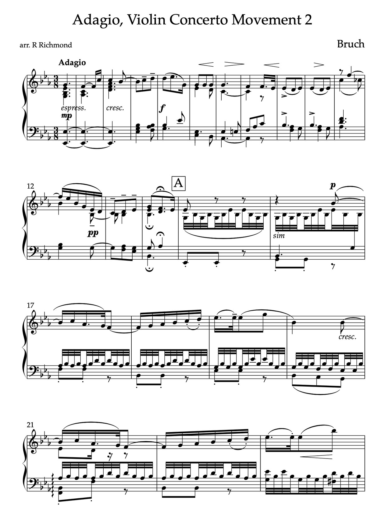 Bruch Violin Concerto No 1 Mvt 2 Robert Richmond